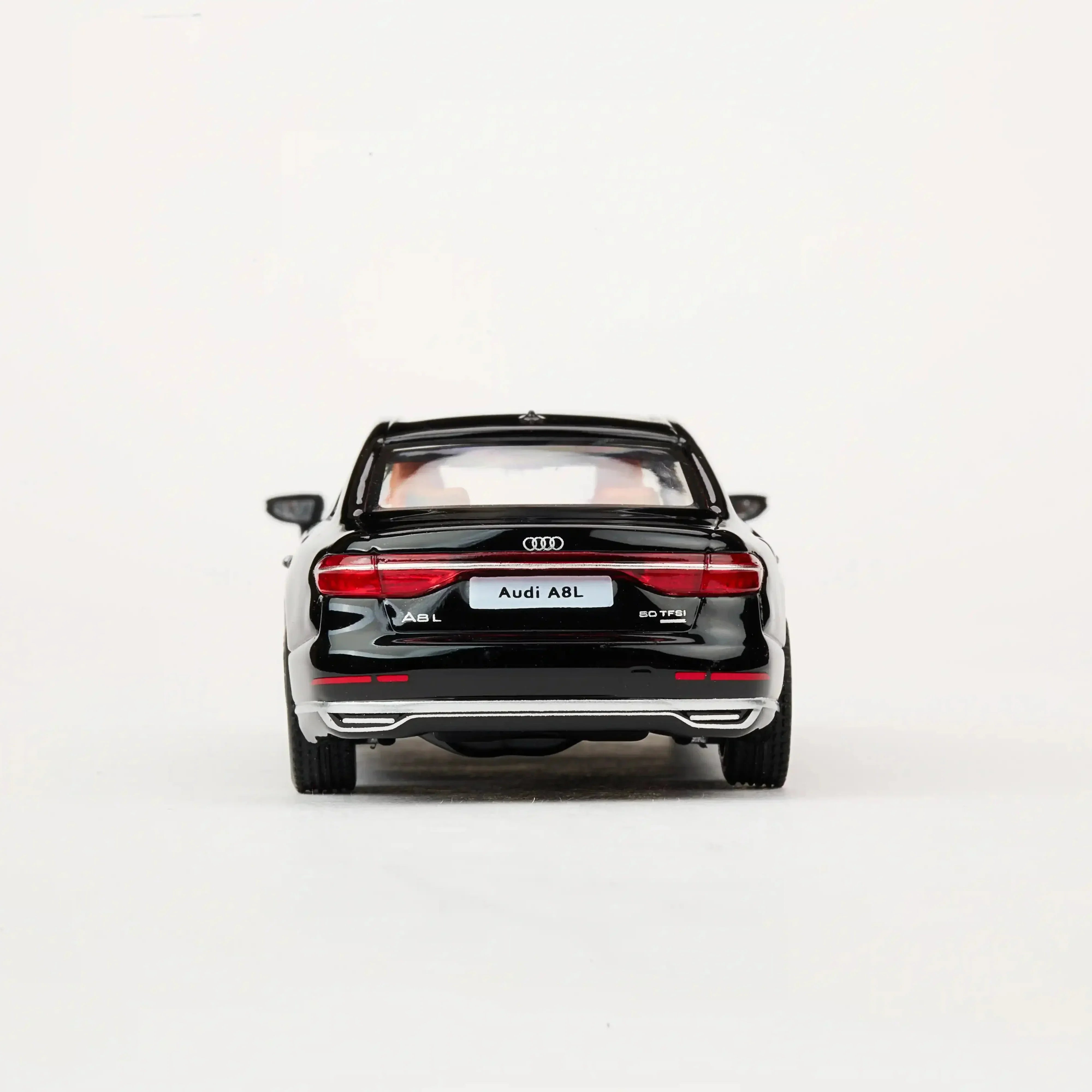 Premium scale diecast model car – Audi A8L 2021, 1:64 Scale (Black) Collectible