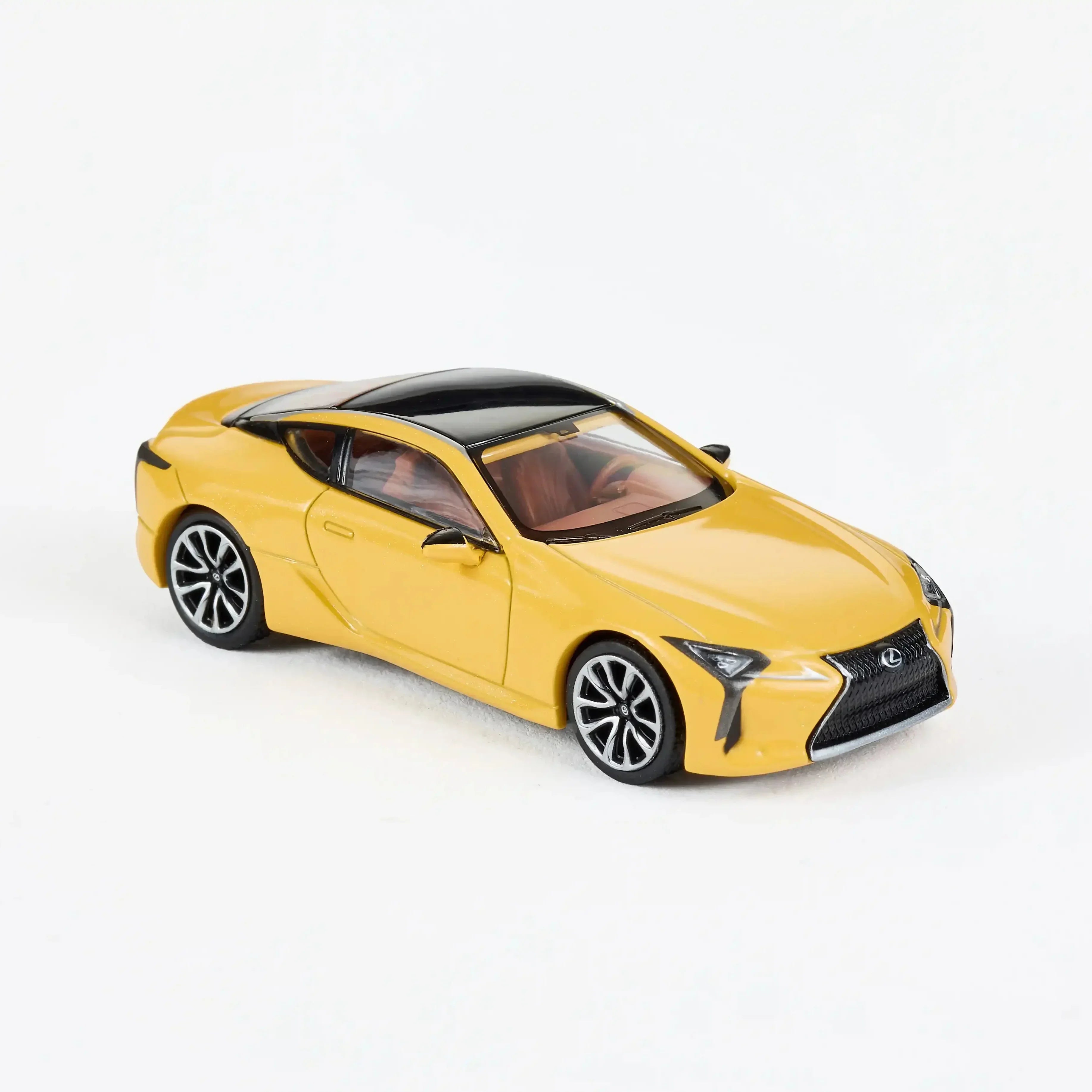 Premium scale diecast model car – Lexus LS 500H 2020, 1:64 Scale (Yellow) Collectible