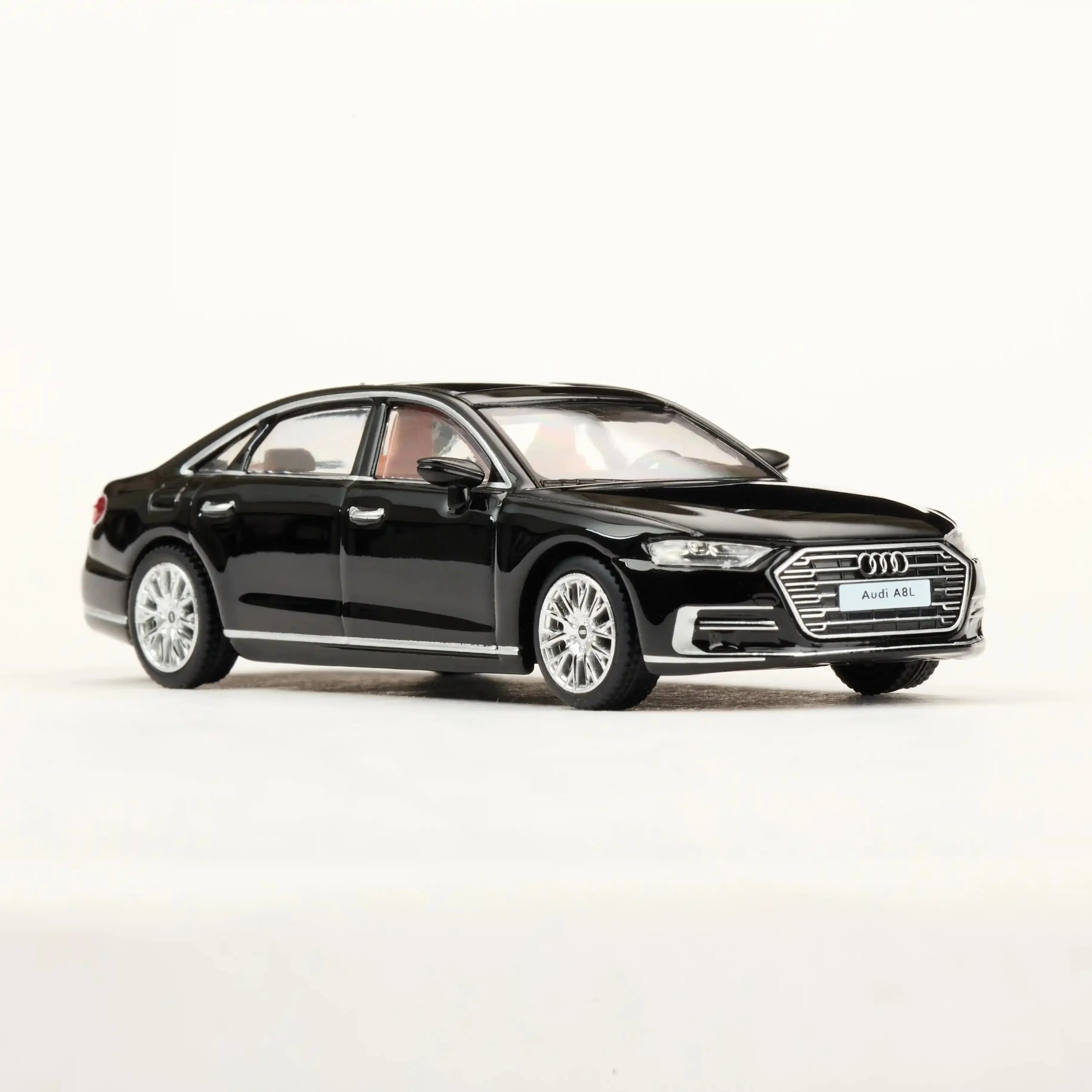 Premium scale diecast model car – Audi A8L 2021, 1:64 Scale (Black) Collectible
