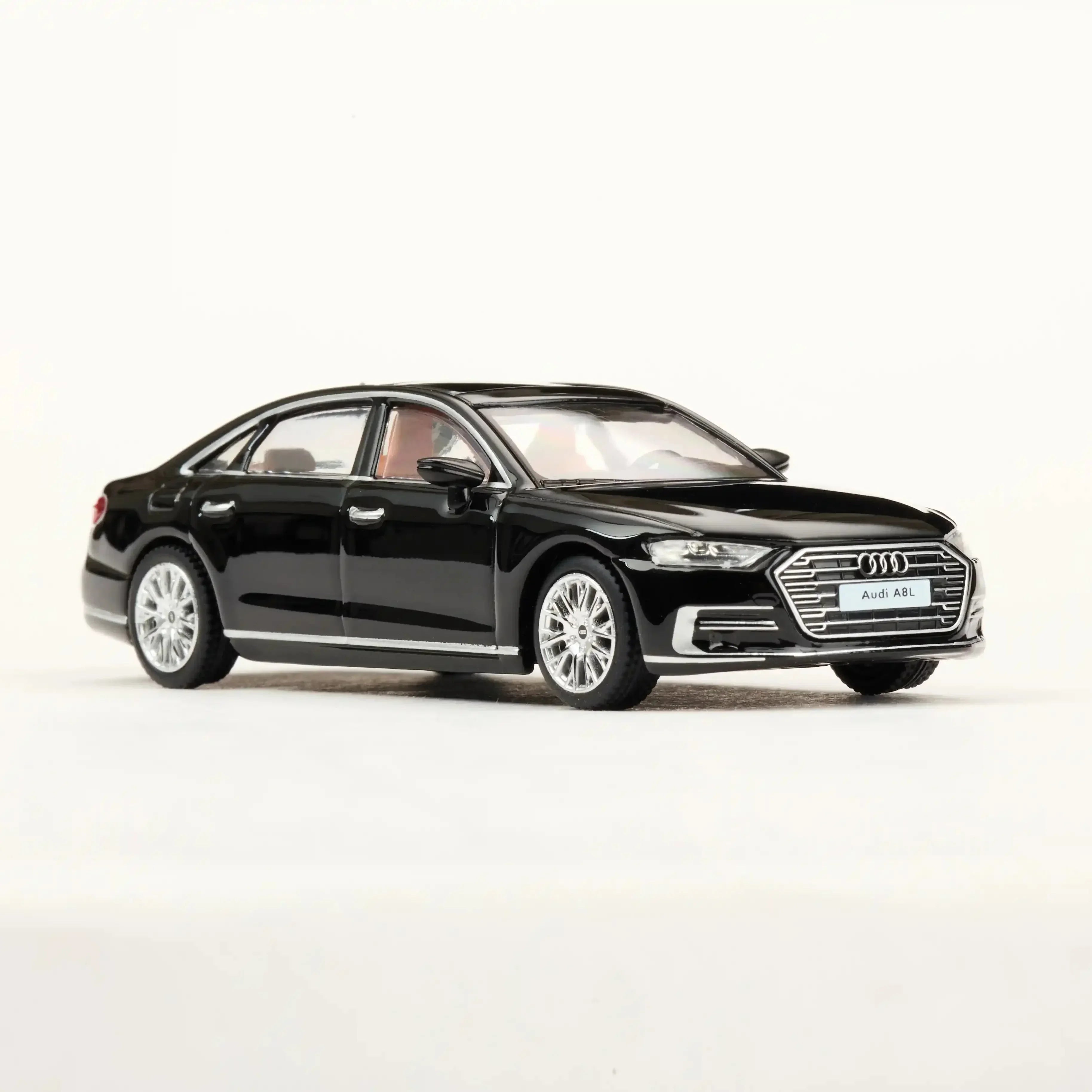 Premium scale diecast model car – Audi A8L 2021, 1:64 Scale (Black) Collectible
