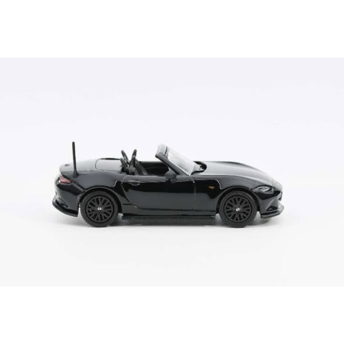 *PRE-ORDER* Mazda MX-5 Roadster RF 2024 – Black – Includes 1 Electroplated Grey Chase Car per Carton, 1:64 Scale