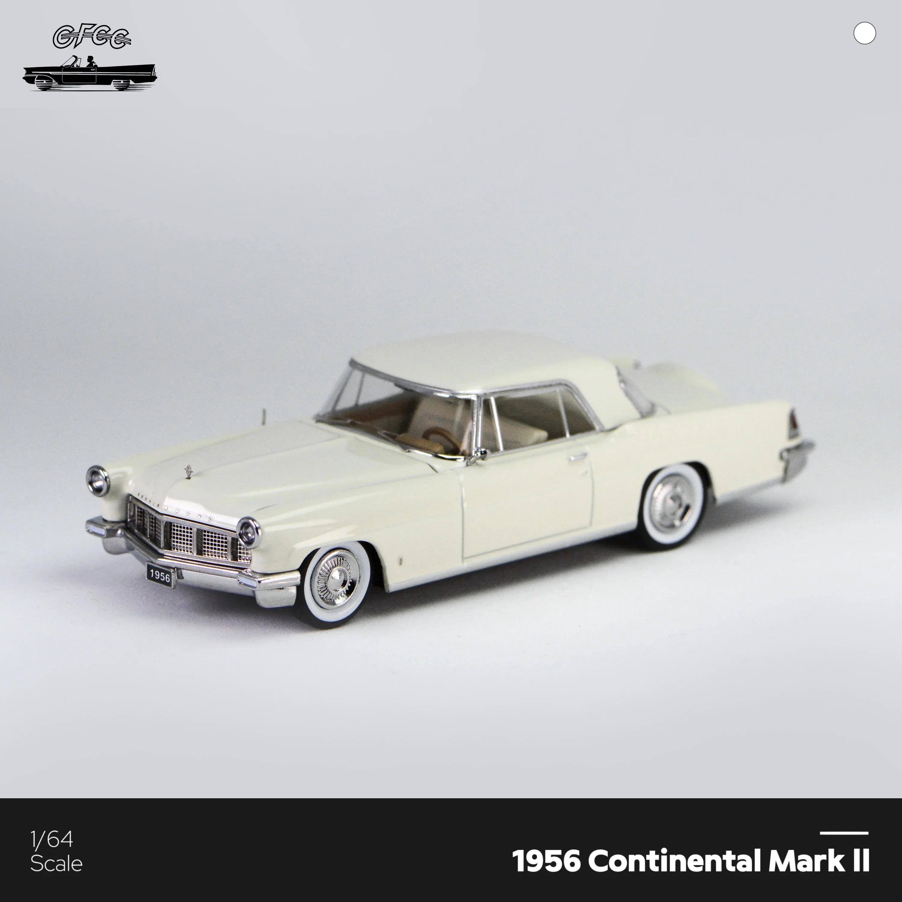 Premium scale diecast model car – *HEC 2026* Continental Mark II Elvis Presley's 1956, 1:64 Scale (White) Collectible