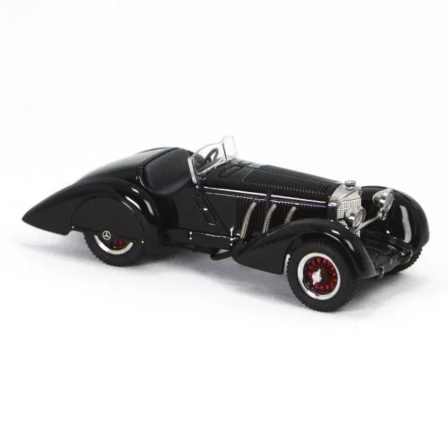 Premium scale diecast model car – *HEC 2026* Mercedes-Benz SSK 1930, 1:64 Scale (Black) Collectible