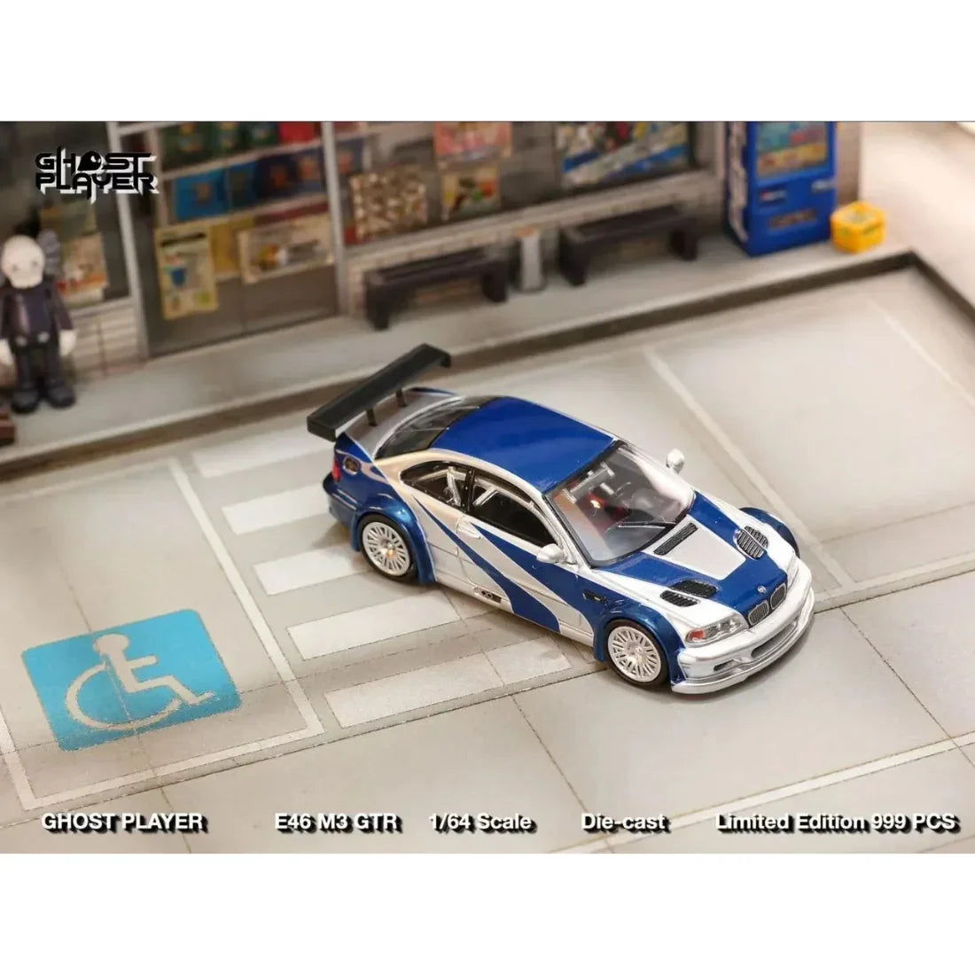 BMW M3E46 GTR (Limited to 1 of 999), 1:64 Scale