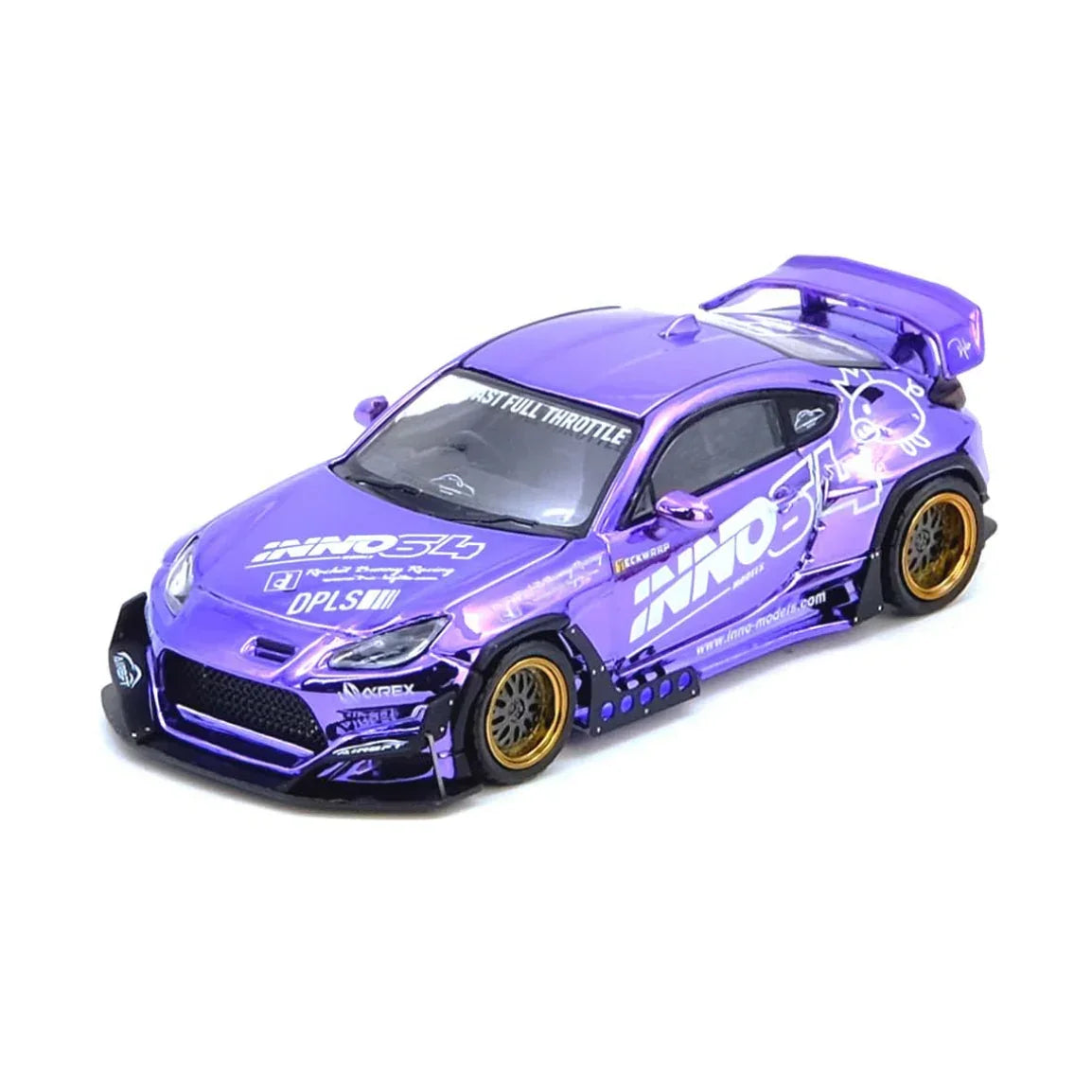 Premium scale diecast model car – Toyota GR86 Pandem Hobby Expo Beijing Event Edition 2025, 1:64 Scale (Purple Chrome) Collectible