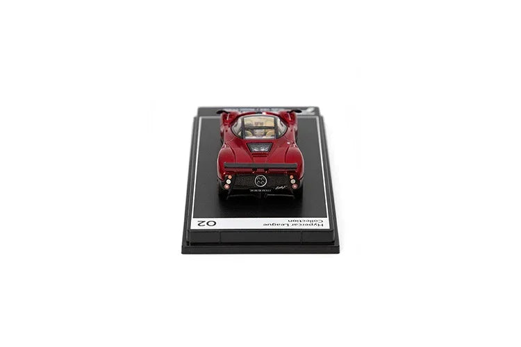 Premium scale diecast model car – Pagani Zonda F, 1:64 Scale (Red) Collectible