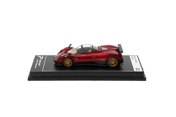 Premium scale diecast model car – Pagani Zonda F, 1:64 Scale (Red) Collectible
