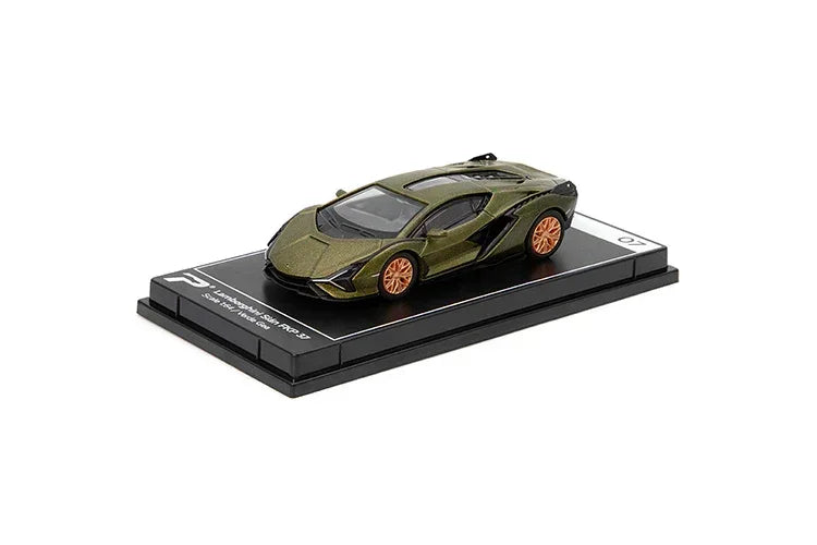 Premium scale diecast model car – Lamborghini Sian FKP 37, 1:64 Scale (Green) Collectible
