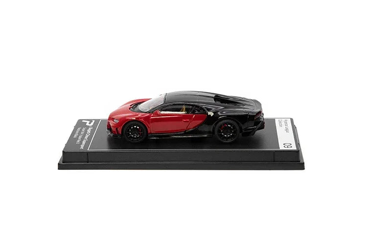Premium scale diecast model car – Bugatti Chiron Supersport, 1:64 Scale (Red) Collectible
