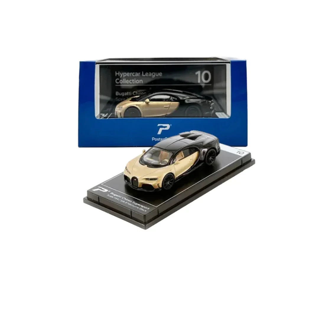 Premium scale diecast model car – Bugatti Chiron Supersport, 1:64 Scale ( Silk & Nocturne Black) Collectible