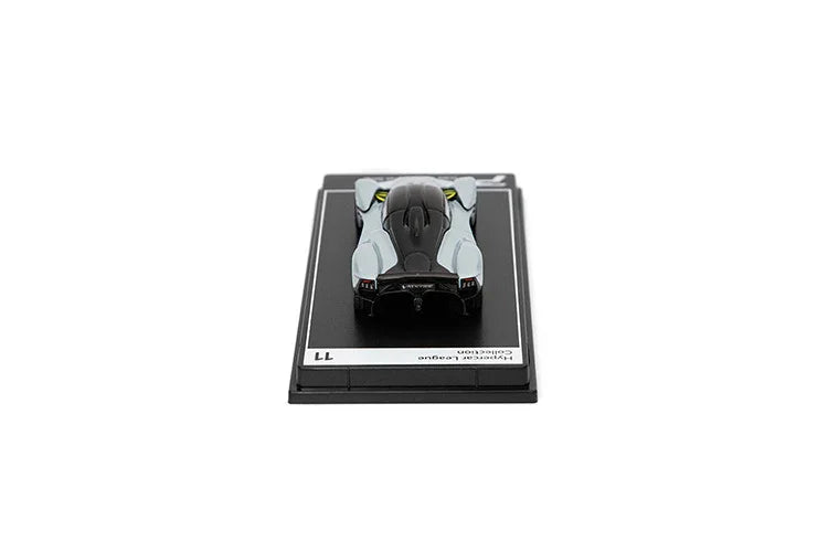 Premium scale diecast model car – Aston Martin Valkyrie, 1:64 Scale (Silver) Collectible