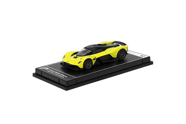 Premium scale diecast model car – Aston Martin Valkyrie, 1:64 Scale (Lemon Green) Collectible