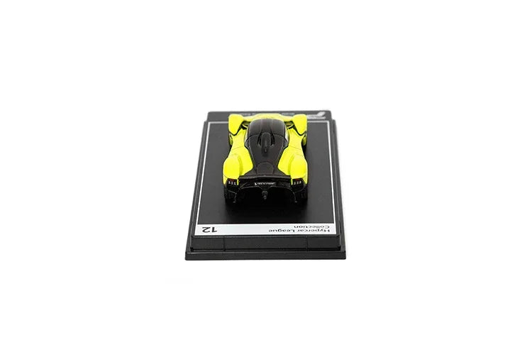 Premium scale diecast model car – Aston Martin Valkyrie, 1:64 Scale (Lemon Green) Collectible