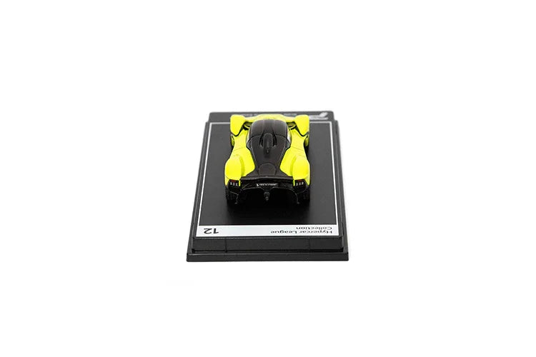 Premium scale diecast model car – Aston Martin Valkyrie, 1:64 Scale (Lemon Green) Collectible