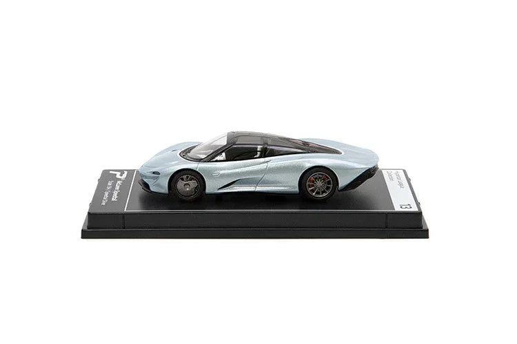 Premium scale diecast model car – McLaren Speedtail, 1:64 Scale (Silver) Collectible