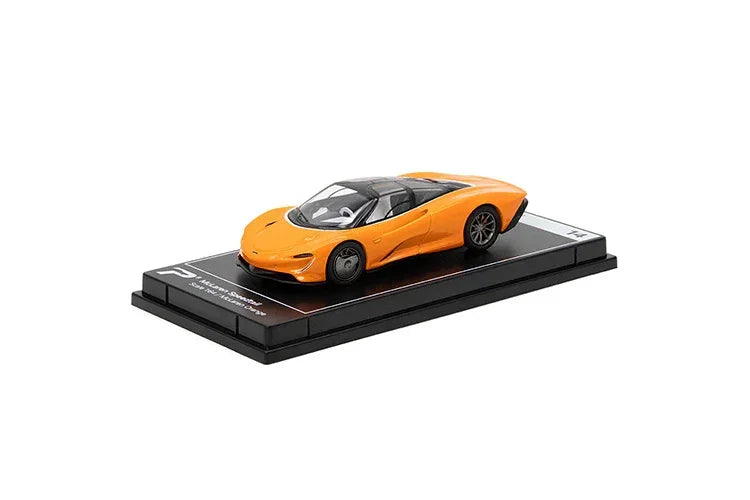 Premium scale diecast model car – McLaren Speedtail, 1:64 Scale (Orange) Collectible