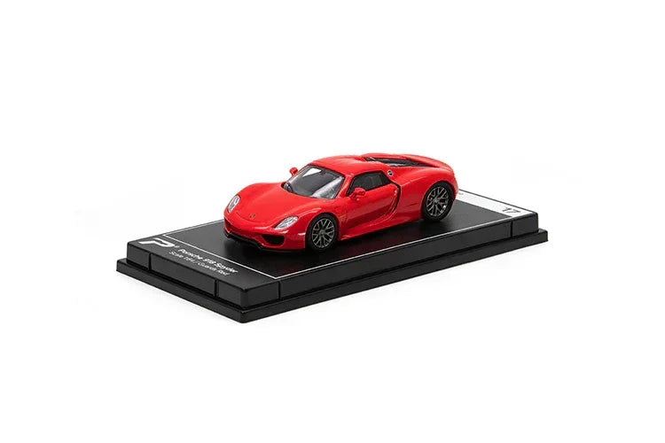 Premium scale diecast model car – Porsche 918 Spyder, 1:64 Scale (Red) Collectible