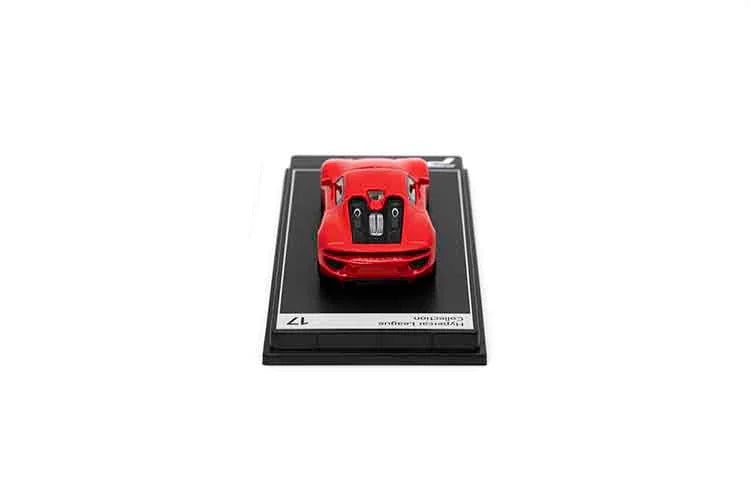 Premium scale diecast model car – Porsche 918 Spyder, 1:64 Scale (Red) Collectible