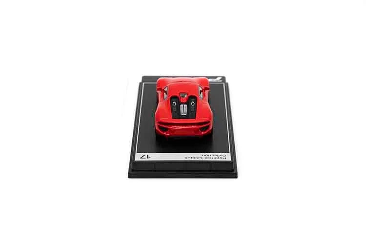 Premium scale diecast model car – Porsche 918 Spyder, 1:64 Scale (Red) Collectible