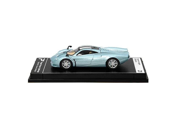 Premium scale diecast model car – Pagani Huayra Codalunga, 1:64 Scale (Simple Turquoise) Collectible