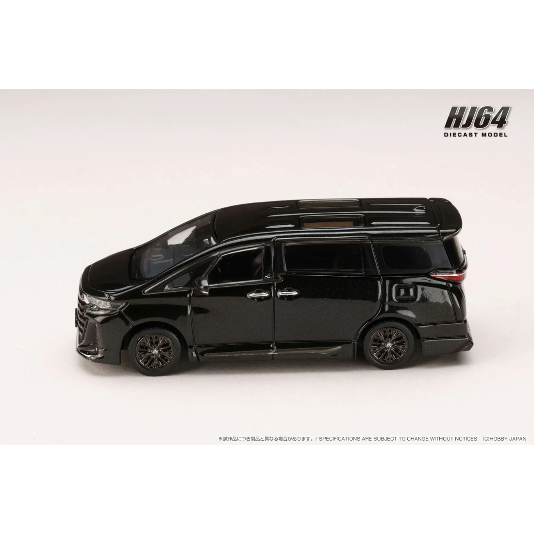 *PRE-ORDER* Toyota Vellfire Z Premier Hybrid, 1:64 Scale (Black)
