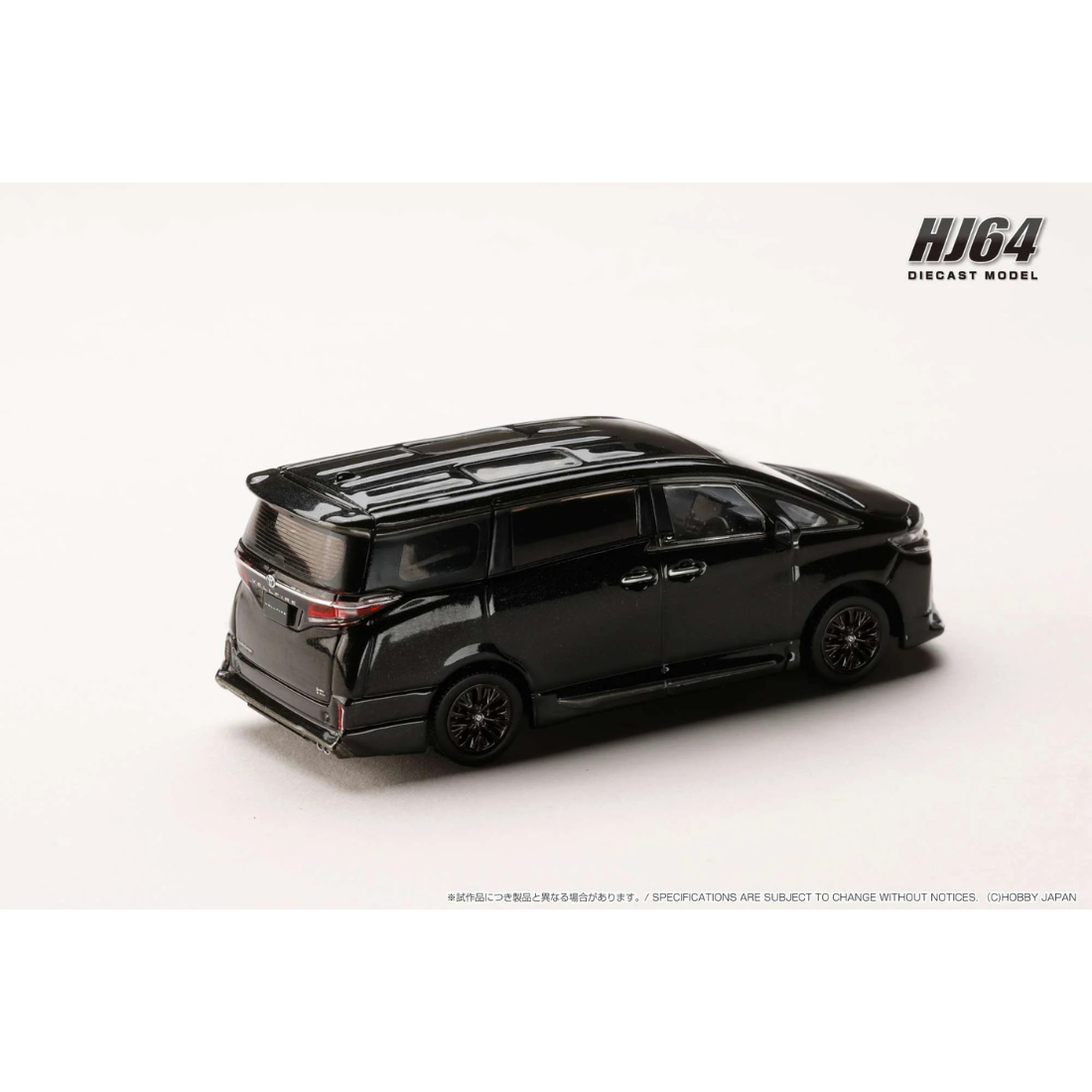 *PRE-ORDER* Toyota Vellfire Z Premier Hybrid, 1:64 Scale (Black)