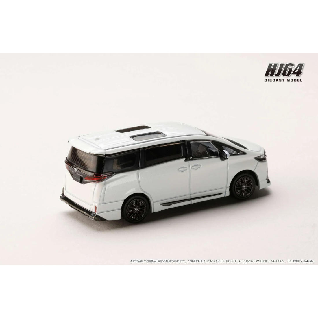 *PRE-ORDER* Toyota Vellfire Z Premier Hybrid, 1:64 Scale (White)