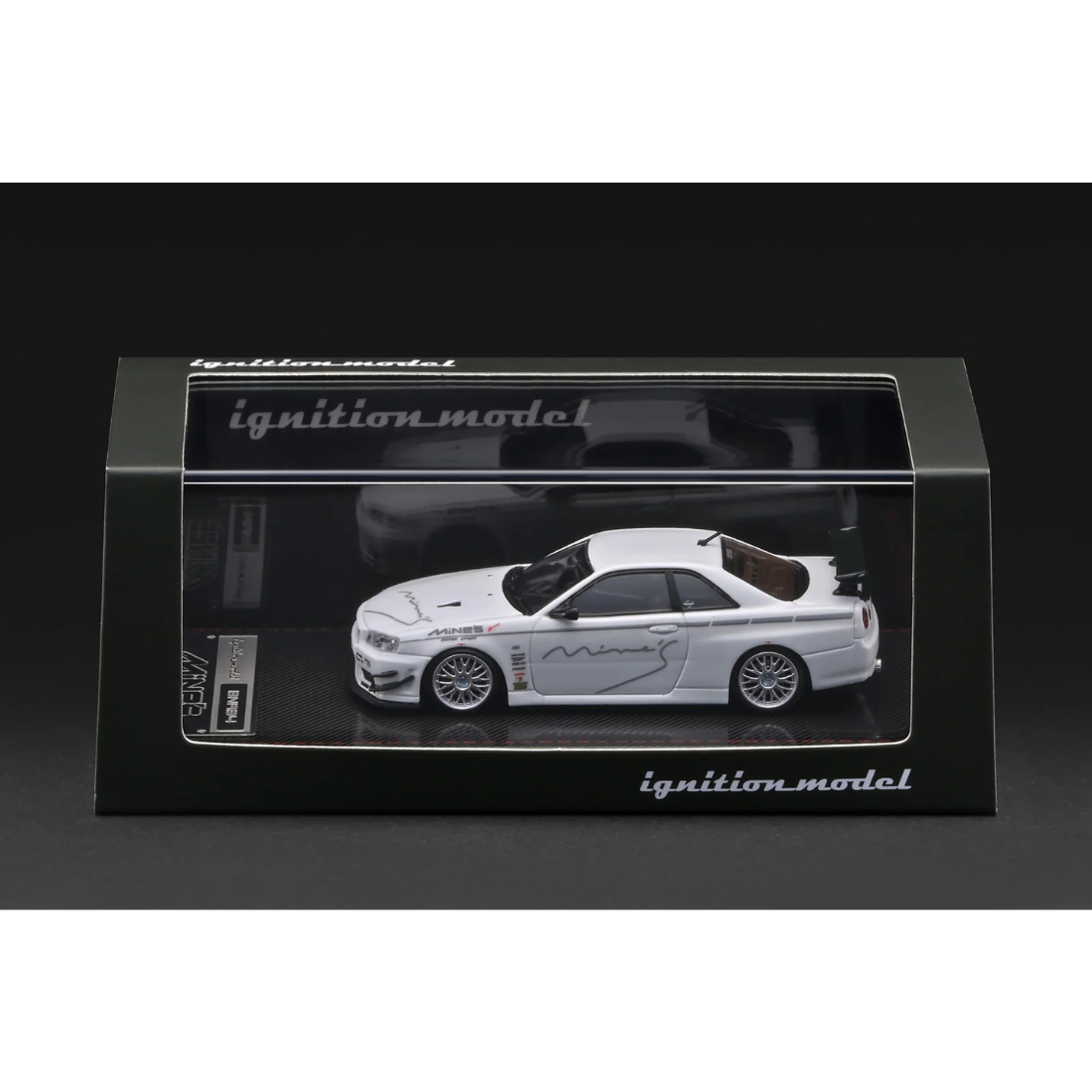 *PRE-ORDER* Nissan Skyline GT-R Mine's (R34) (Chance of Chase Car), 1:64 Scale (White)