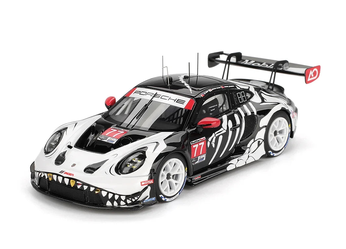 Porsche 911 GT3 R #77 AO Racing 2025 IMSA Petit Le Mans, 1:64 Scale