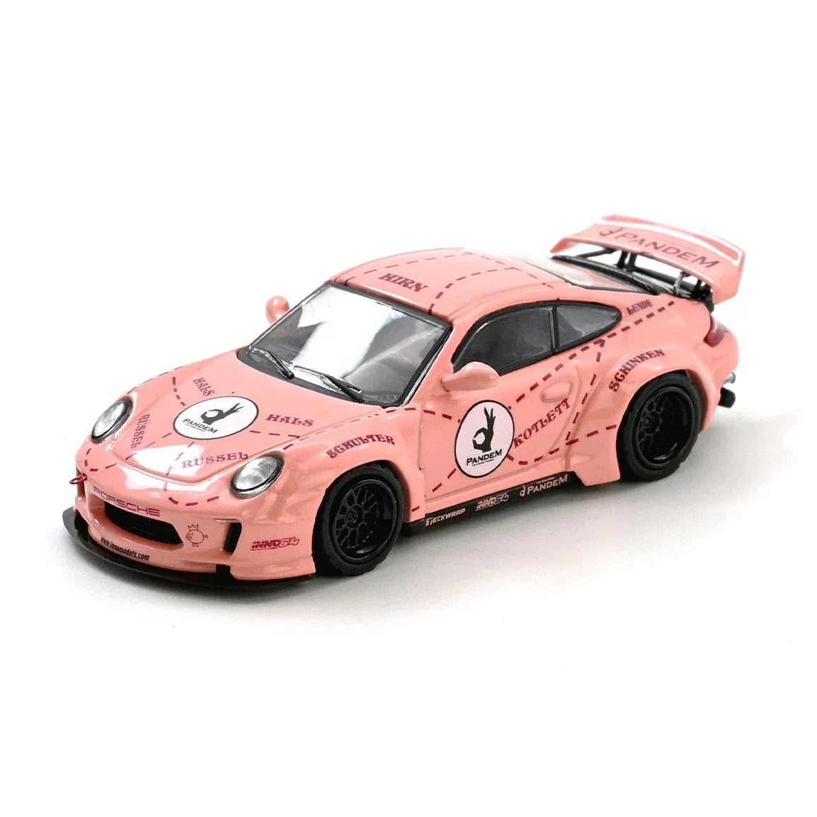 Premium scale diecast model car – *PRE-ORDER* Pandem 997 "Pink Pig", 1:64 Scale Collectible