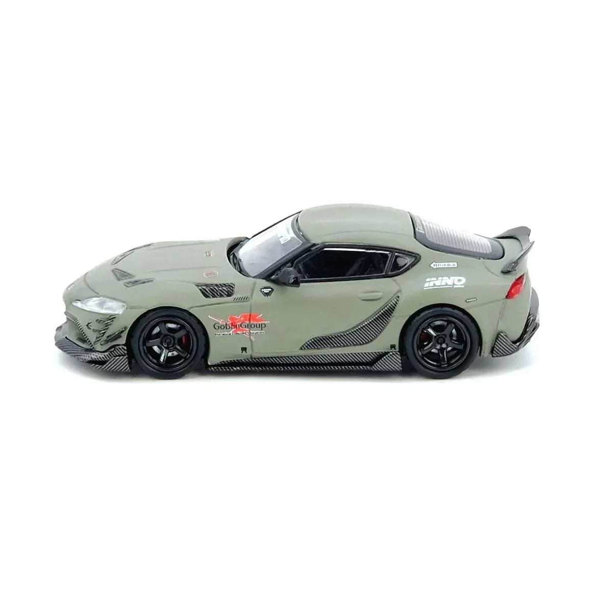 Premium scale diecast model car – *PRE-ORDER* Toyota Supra A90 Darwin Pro, 1:64 Scale (Matt Green) Collectible