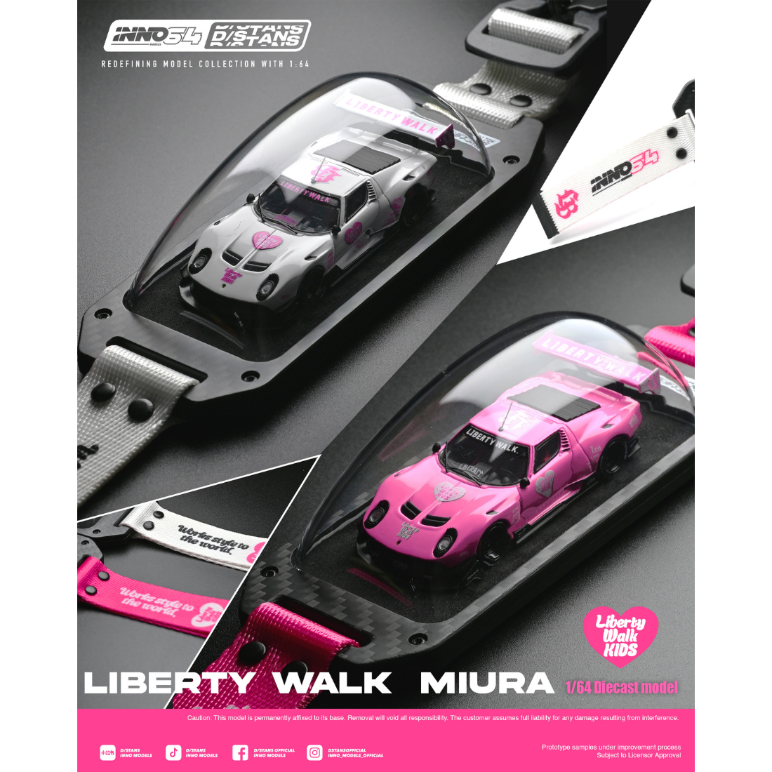 *PRE-ORDER* LB-Silhouette WORKS Miura GT (Chance of Chase Car), 1:64 Scale