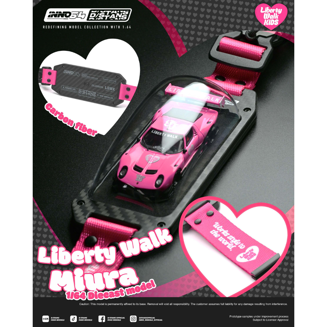 *PRE-ORDER* LB-Silhouette WORKS Miura GT (Chance of Chase Car), 1:64 Scale