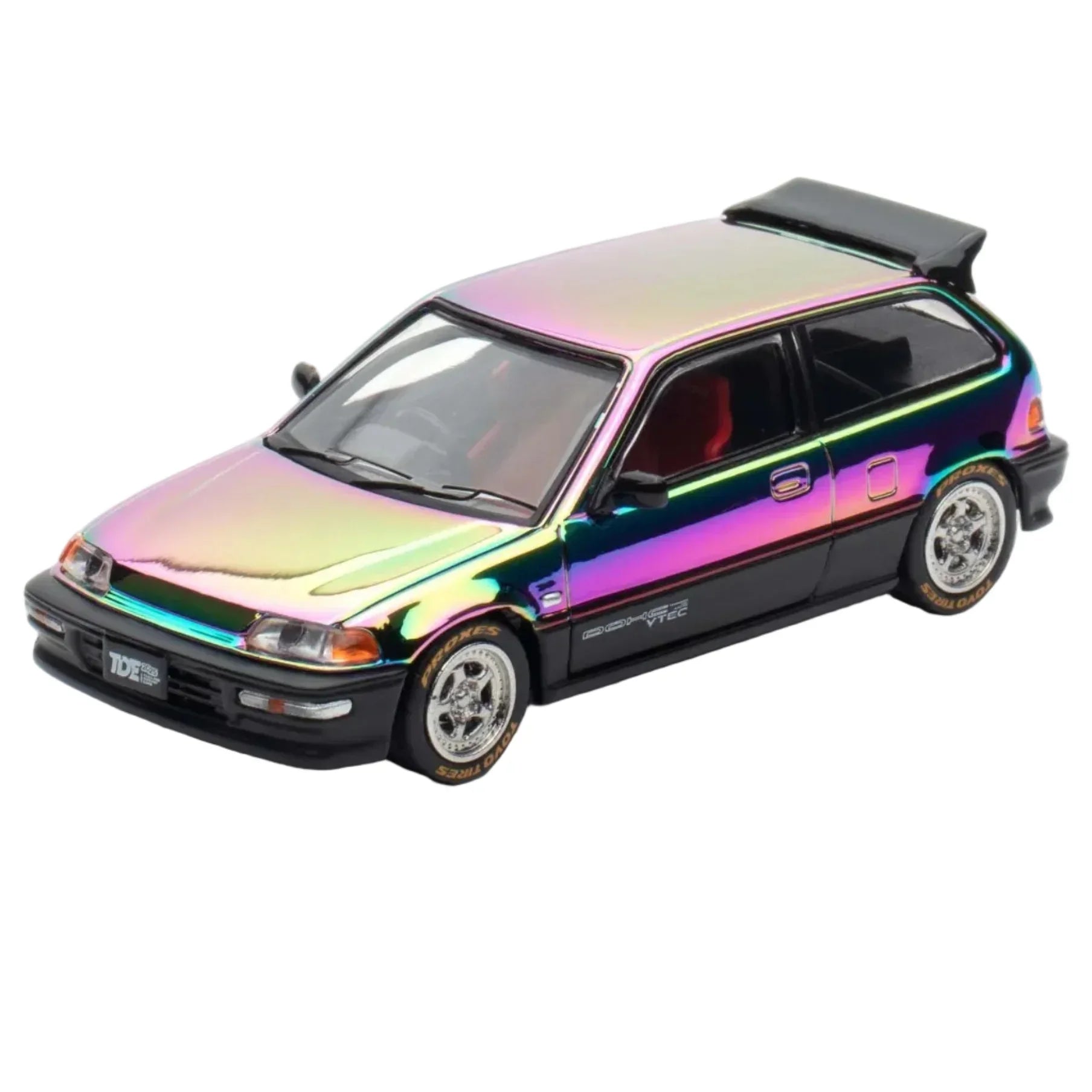 Premium scale diecast model car – Honda Civic Type-R (EK9) Thailand Diecast Expo 2025 Event Edition, 1:64 Scale (White) Collectible