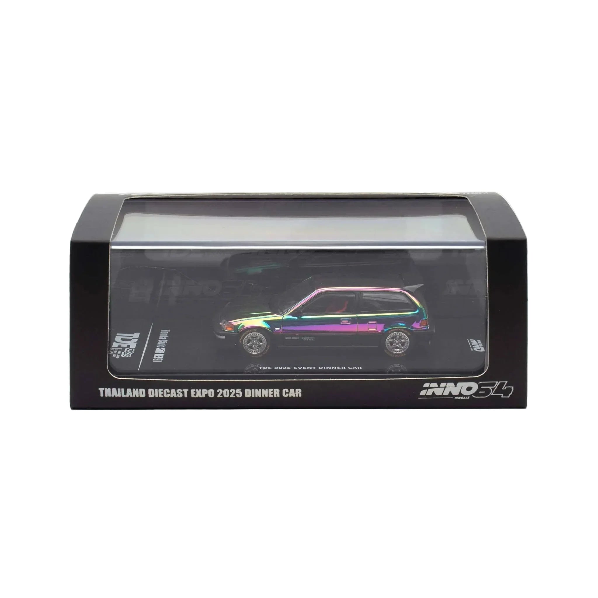 Premium scale diecast model car – Honda Civic Type-R (EK9) Thailand Diecast Expo 2025 Event Edition, 1:64 Scale (White) Collectible