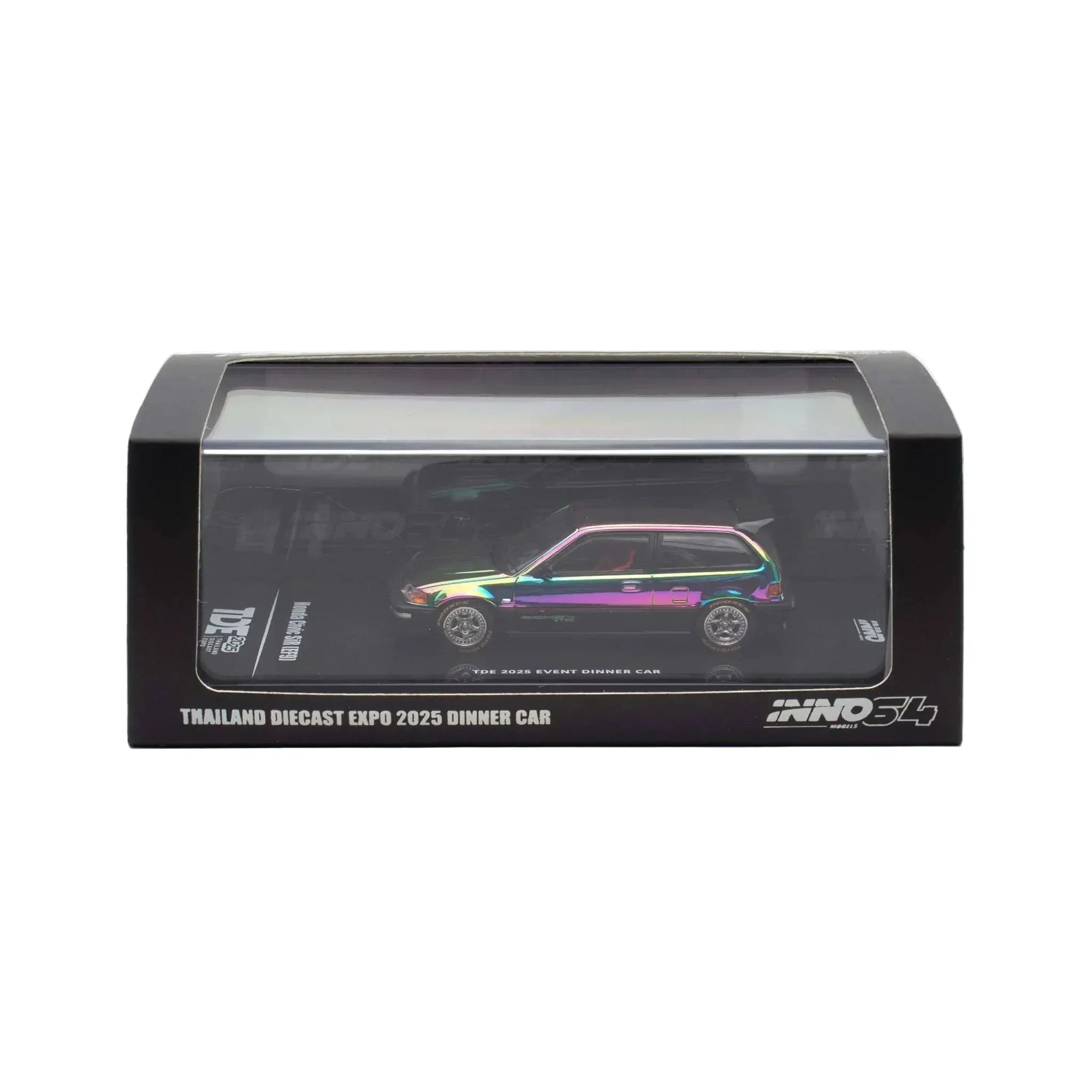 Premium scale diecast model car – Honda Civic Type-R (EK9) Thailand Diecast Expo 2025 Event Edition, 1:64 Scale (White) Collectible