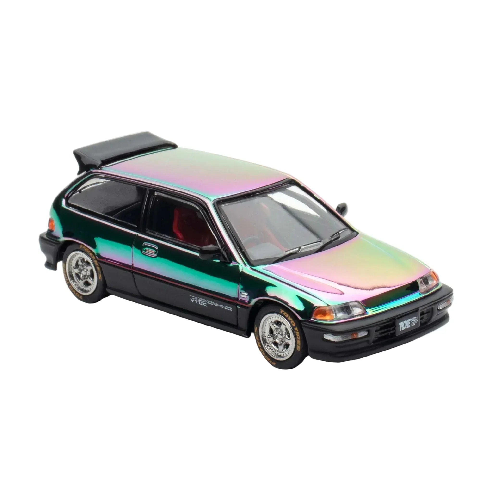 Premium scale diecast model car – Honda Civic Type-R (EK9) Thailand Diecast Expo 2025 Event Edition, 1:64 Scale (White) Collectible