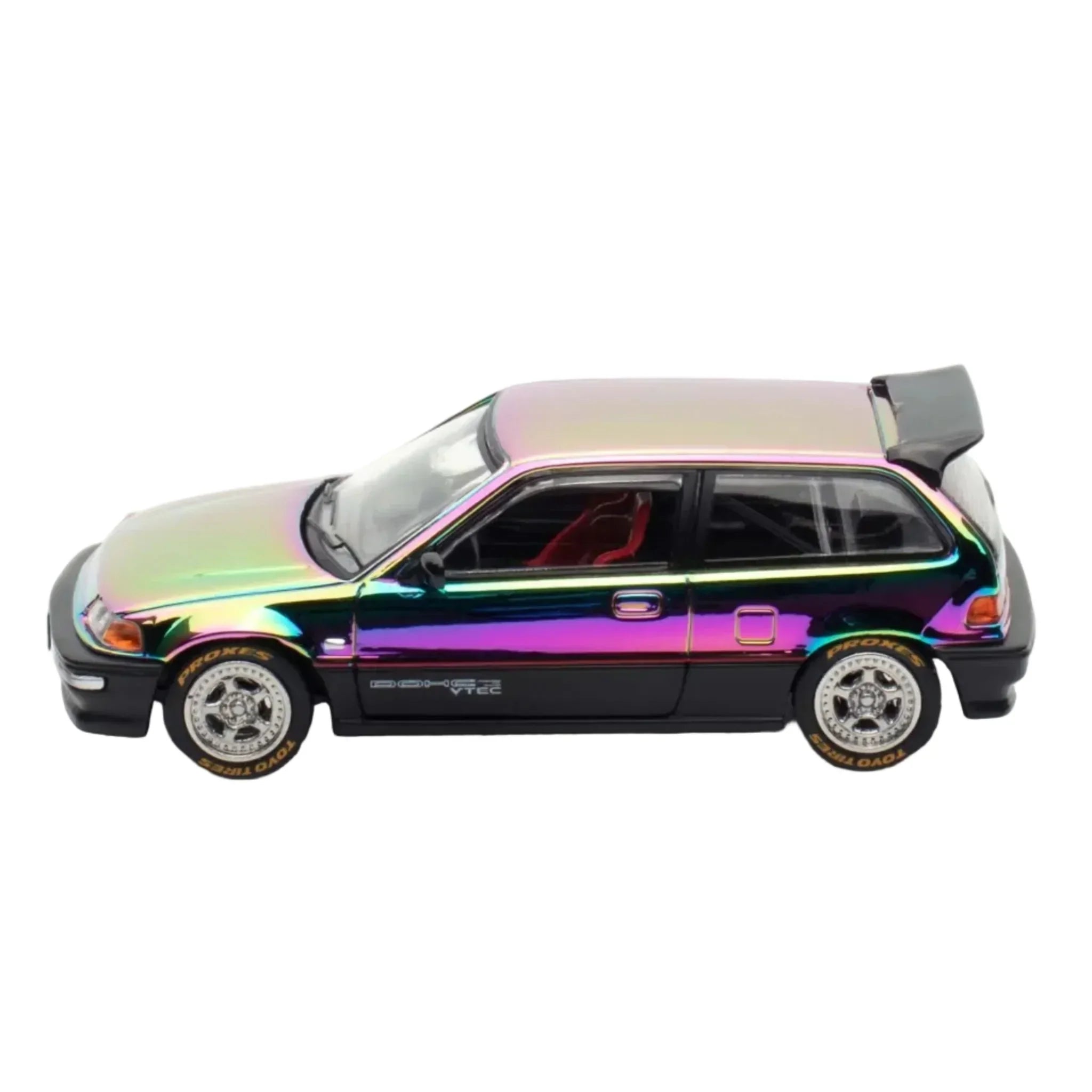 Premium scale diecast model car – Honda Civic Type-R (EK9) Thailand Diecast Expo 2025 Event Edition, 1:64 Scale (White) Collectible