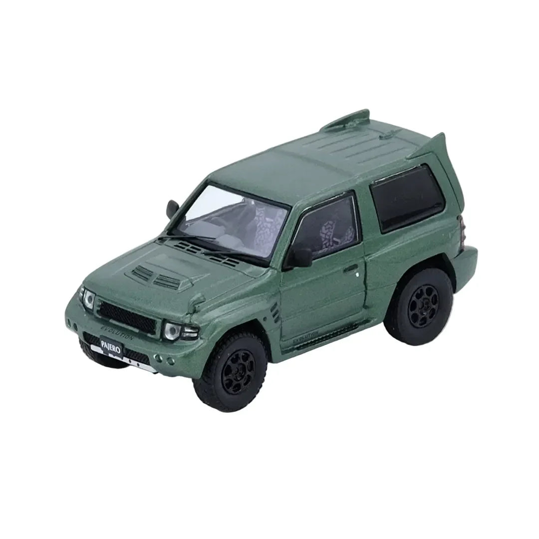 Premium scale diecast model car – Mitsubishi Pajero Evolution, 1:64 Scale (Green) Collectible