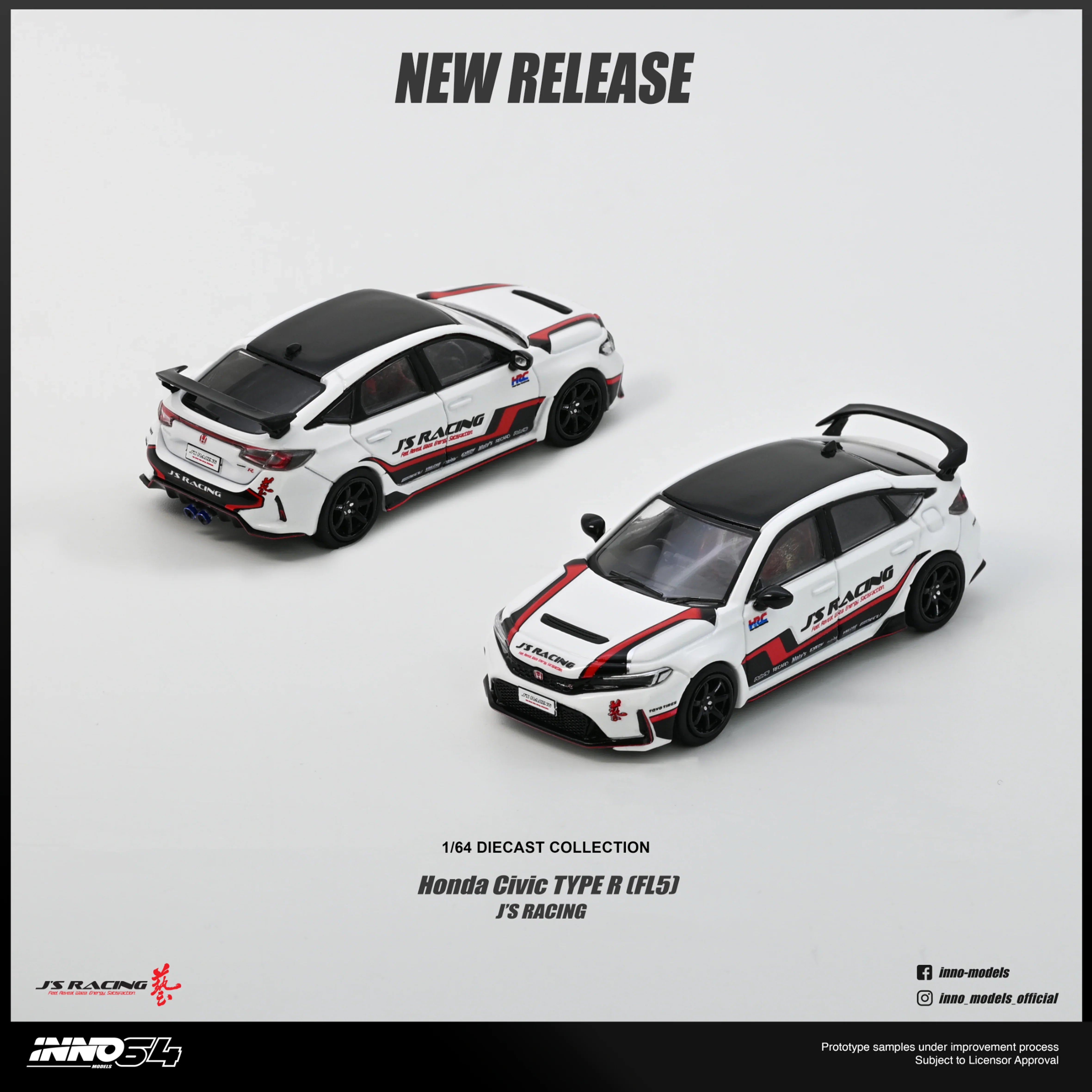 *PRE-ORDER* Honda Civic (FL5) J'S Racing, 1:64 Scale