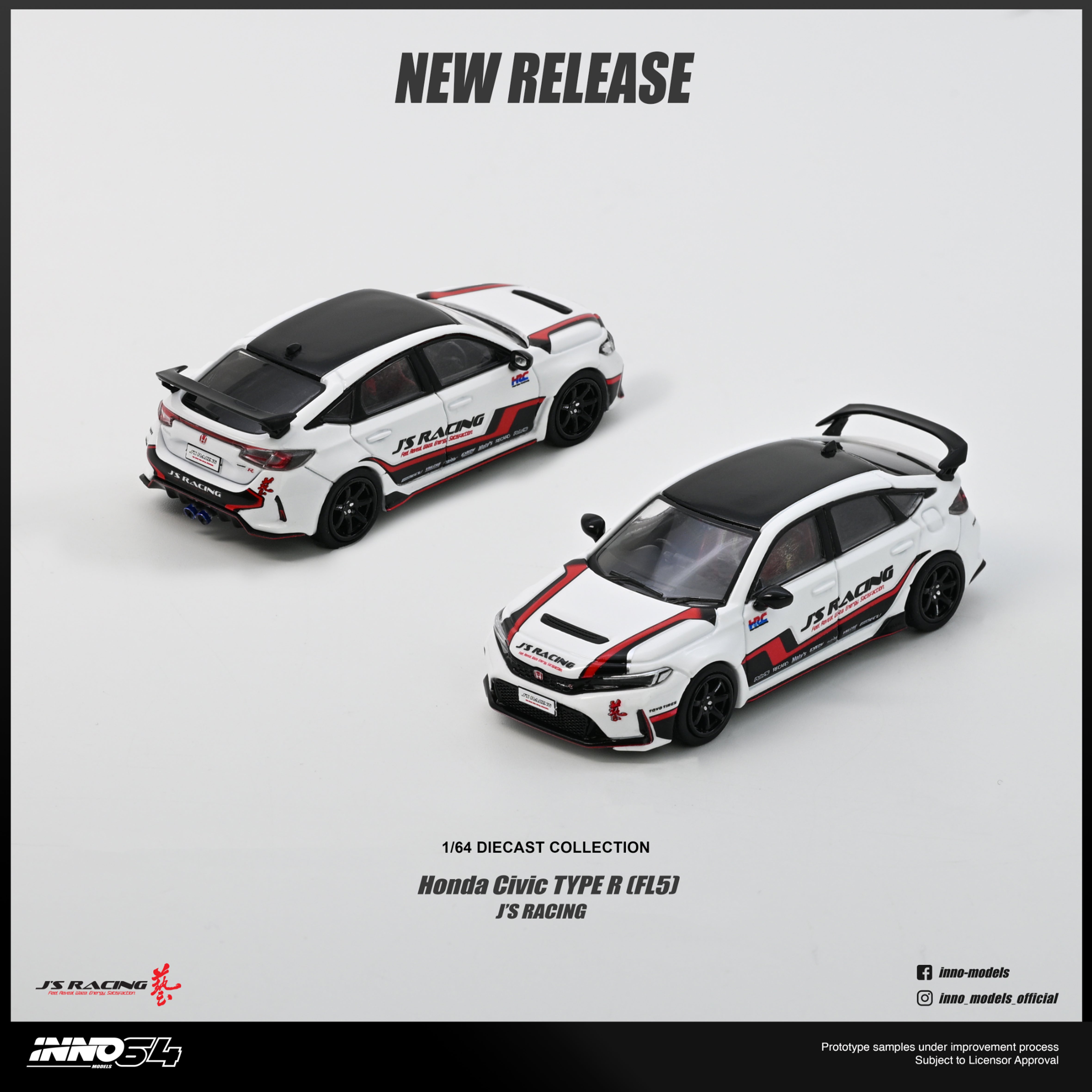 *PRE-ORDER* Honda Civic (FL5) J'S Racing, 1:64 Scale