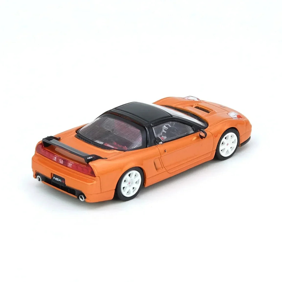 Premium scale diecast model car – *PRE-ORDER* Honda NSX-R (NA2) Imola W/ Extra Wheels, 1:64 Scale (Orange Pearl) Collectible