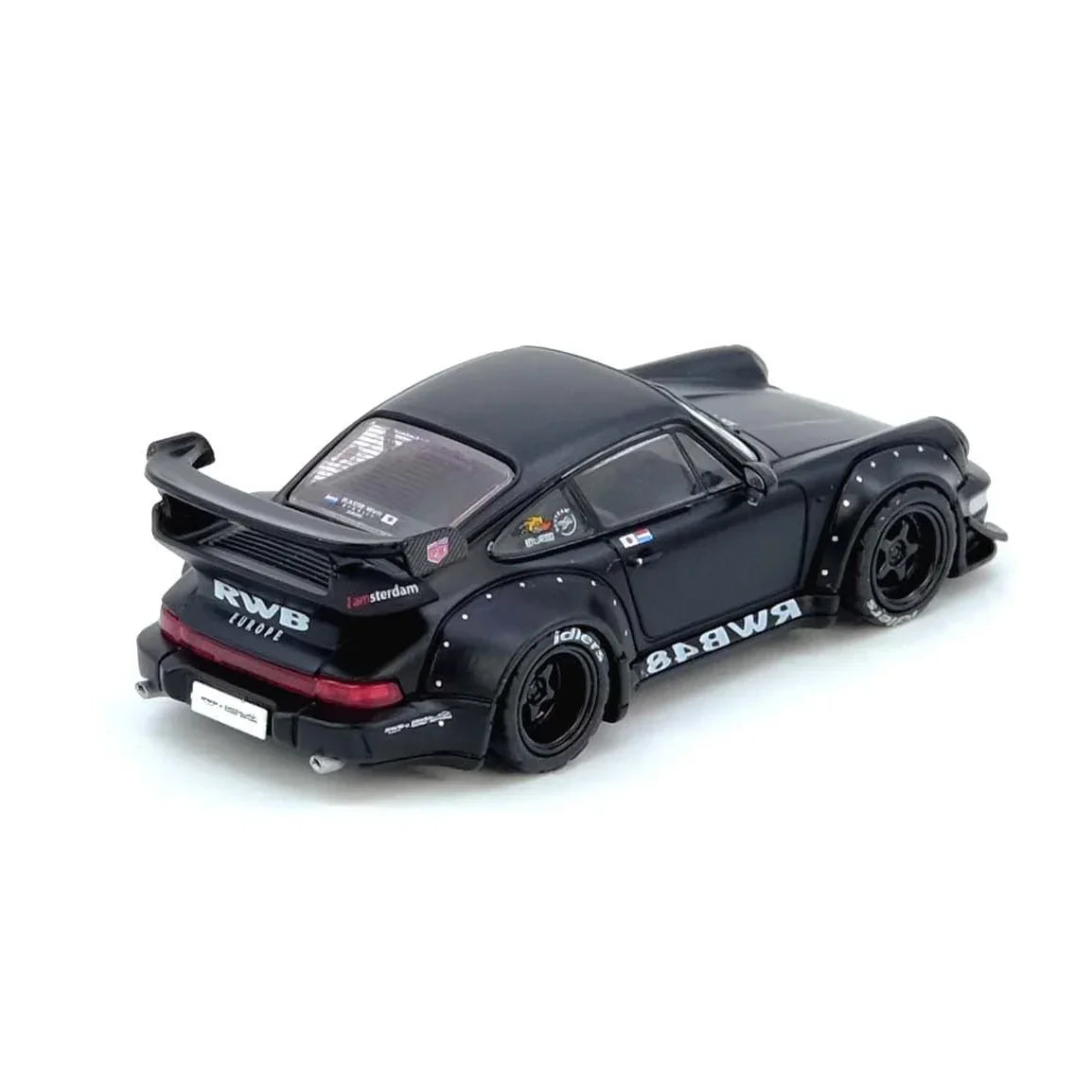 Premium scale diecast model car – *PRE-ORDER* RWB 964, 1:64 Scale (Black Matt) Collectible