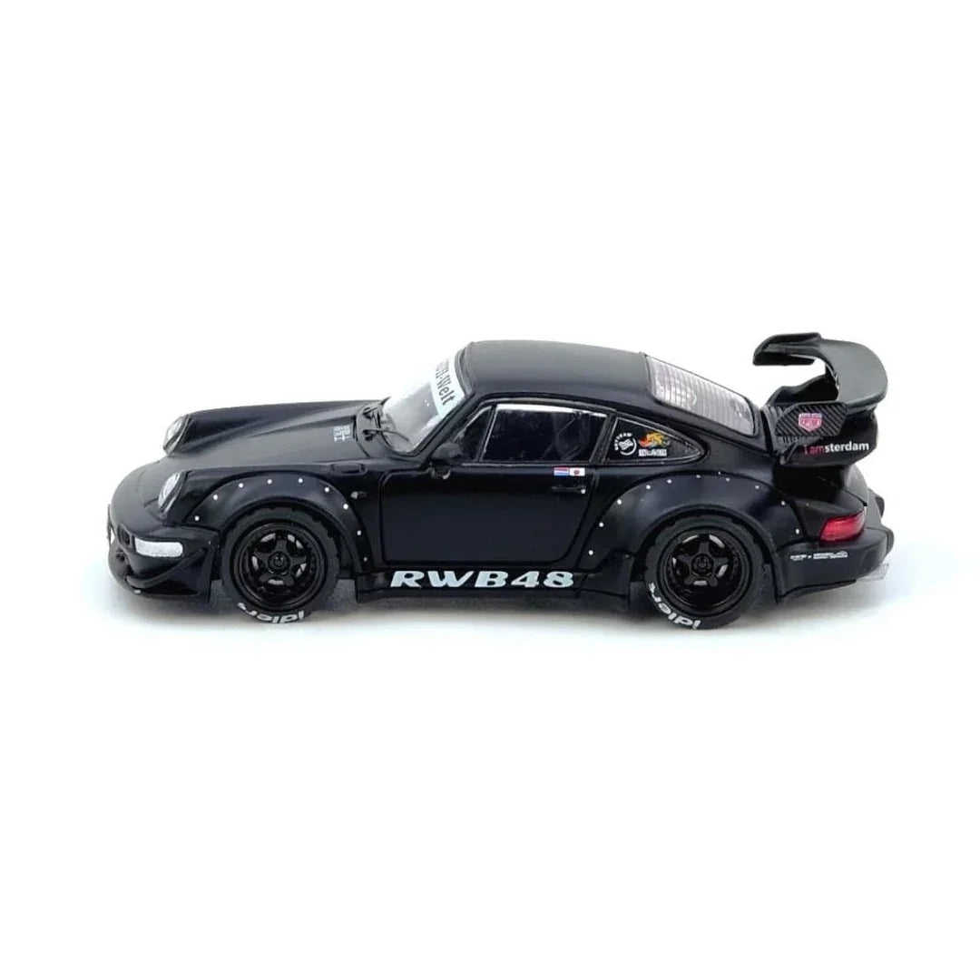 Premium scale diecast model car – *PRE-ORDER* RWB 964, 1:64 Scale (Black Matt) Collectible