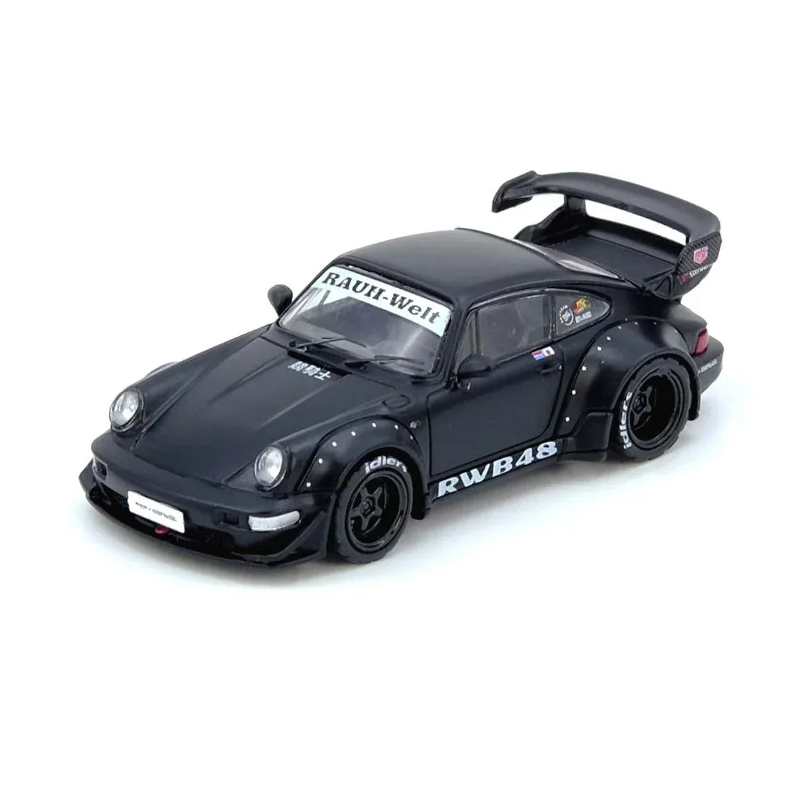 Premium scale diecast model car – *PRE-ORDER* RWB 964, 1:64 Scale (Black Matt) Collectible