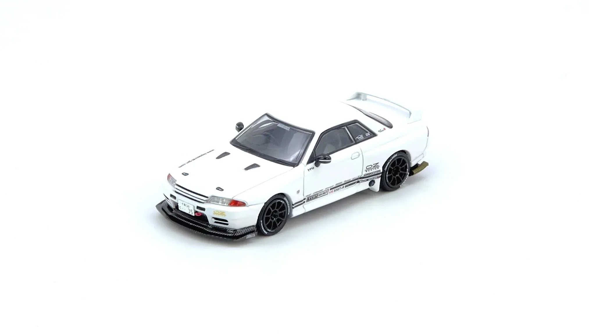 Premium scale diecast model car – *PRE-ORDER* Top Secret Vr32 GT-R , 1:64 Scale (White) Collectible