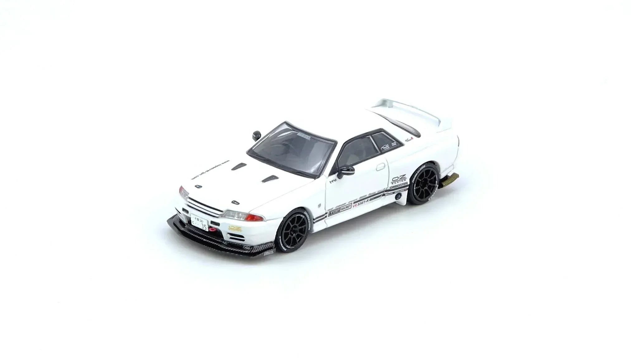 Premium scale diecast model car – *PRE-ORDER* Top Secret Vr32 GT-R , 1:64 Scale (White) Collectible