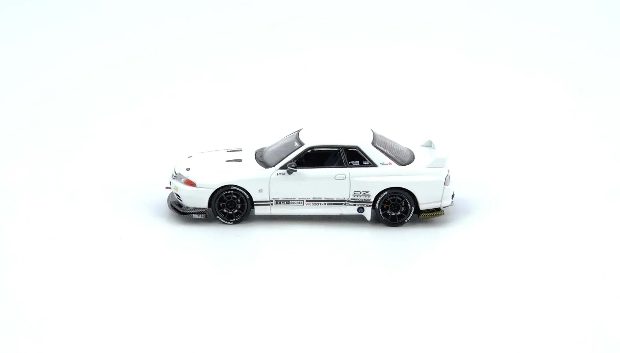 Premium scale diecast model car – *PRE-ORDER* Top Secret Vr32 GT-R , 1:64 Scale (White) Collectible