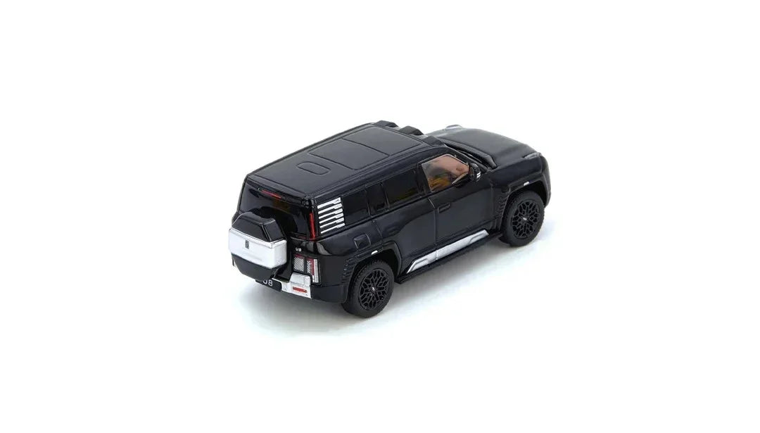Premium scale diecast model car – Yanwang U8, 1:64 Scale (Black) Collectible