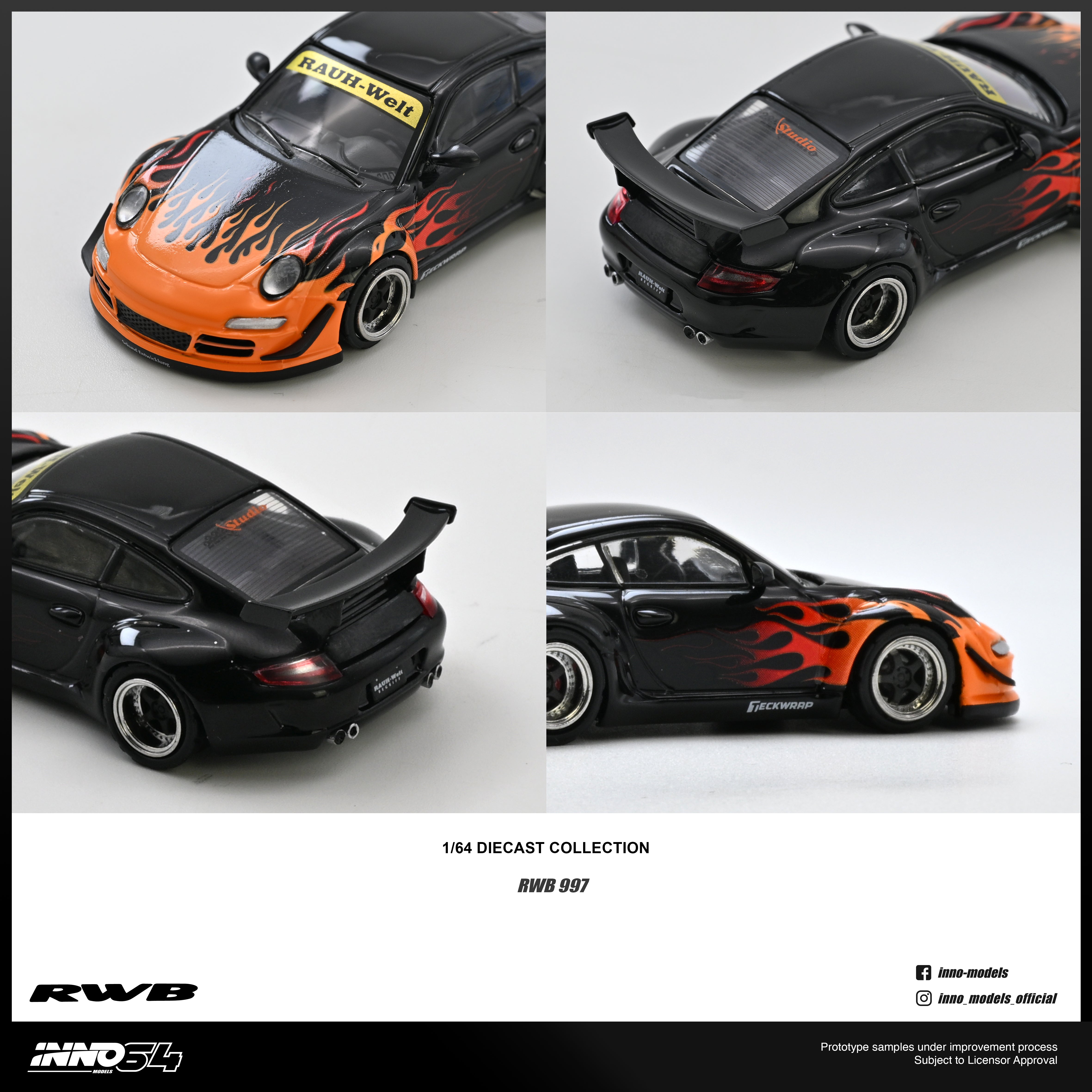 *PRE-ORDER* RWB 997, 1:64 Scale (Black)